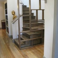 Tasmanian Oak direct stain water based with a satin finish