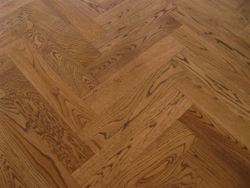 European Oak, being stained.